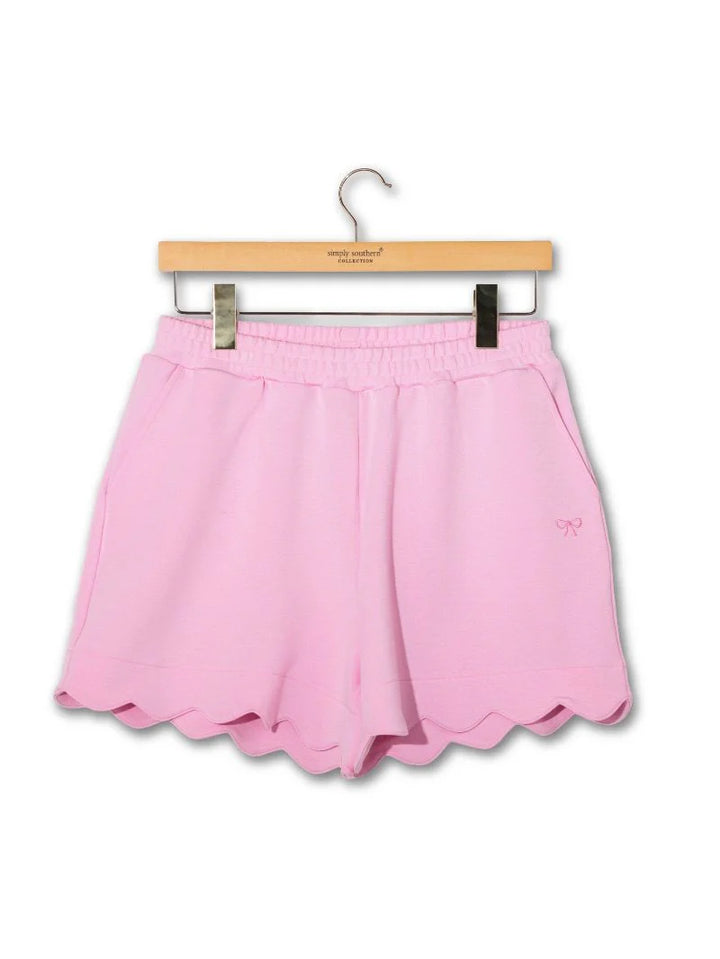 Simply Southern Blush Scalloped Short