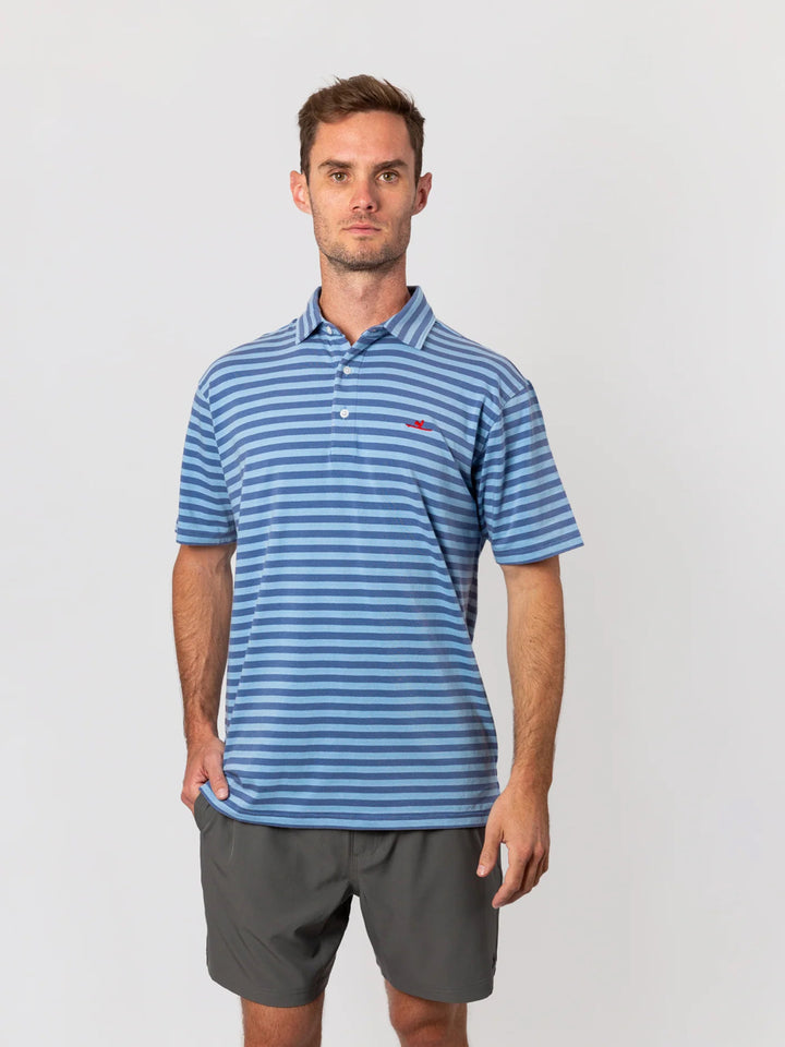 Beach and Barn Chambray Good Hang Polo
