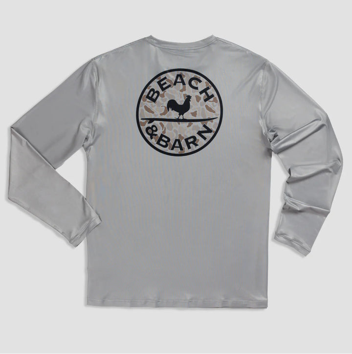 Beach and Barn Grey Camo Emblem Sunshelter