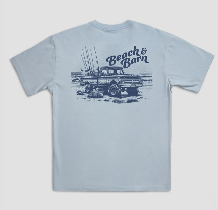 Beach and Barn Chambray Surf Fishing Tee