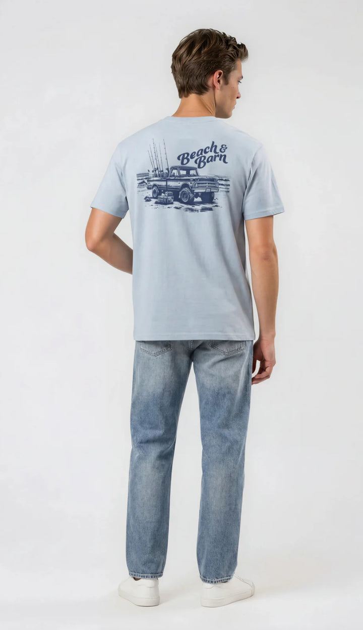Beach and Barn Chambray Surf Fishing Tee