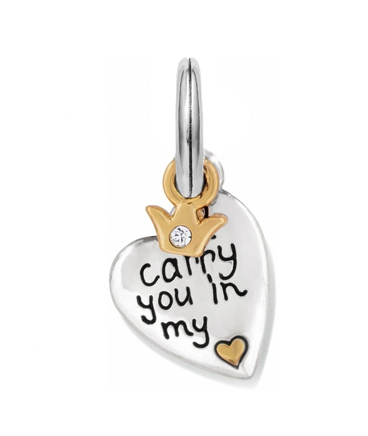 Brighton Carry You In My Heart Charm