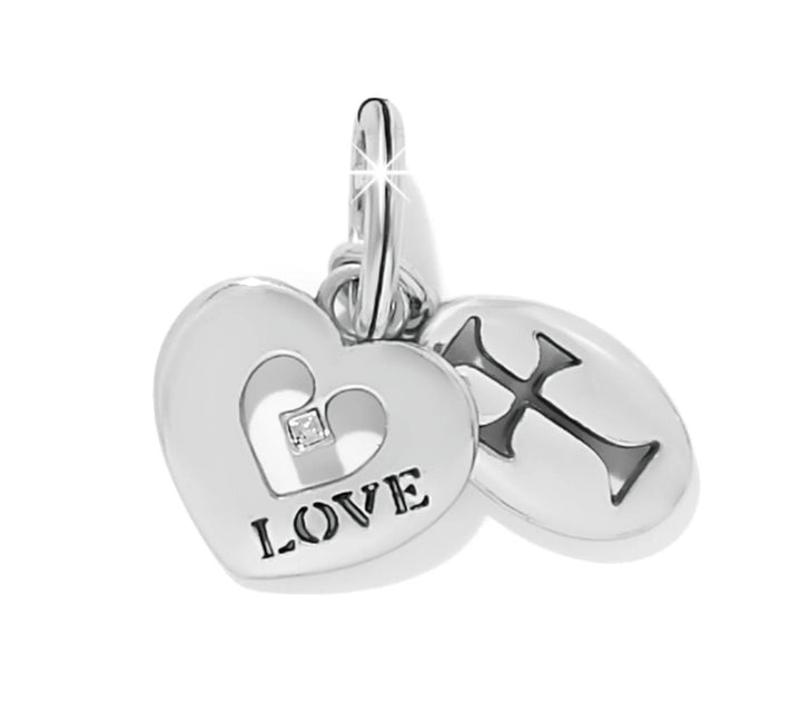 Brighton Hearts of Faith Charm