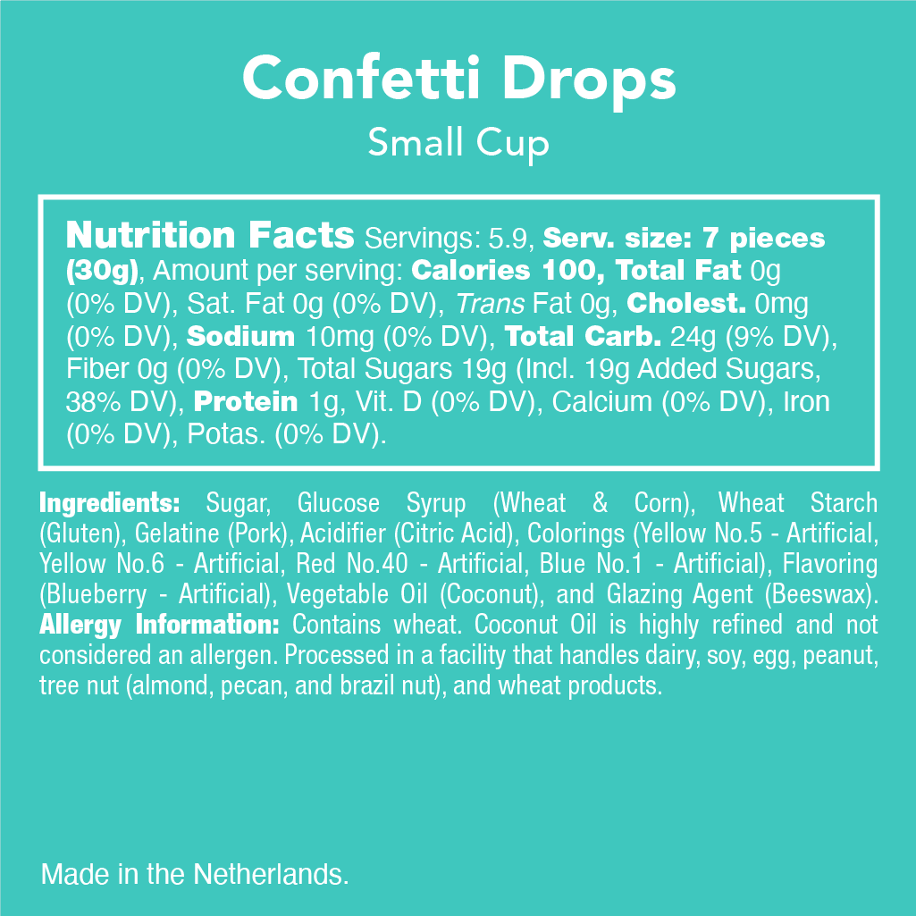 Candy Club Confetti Drops