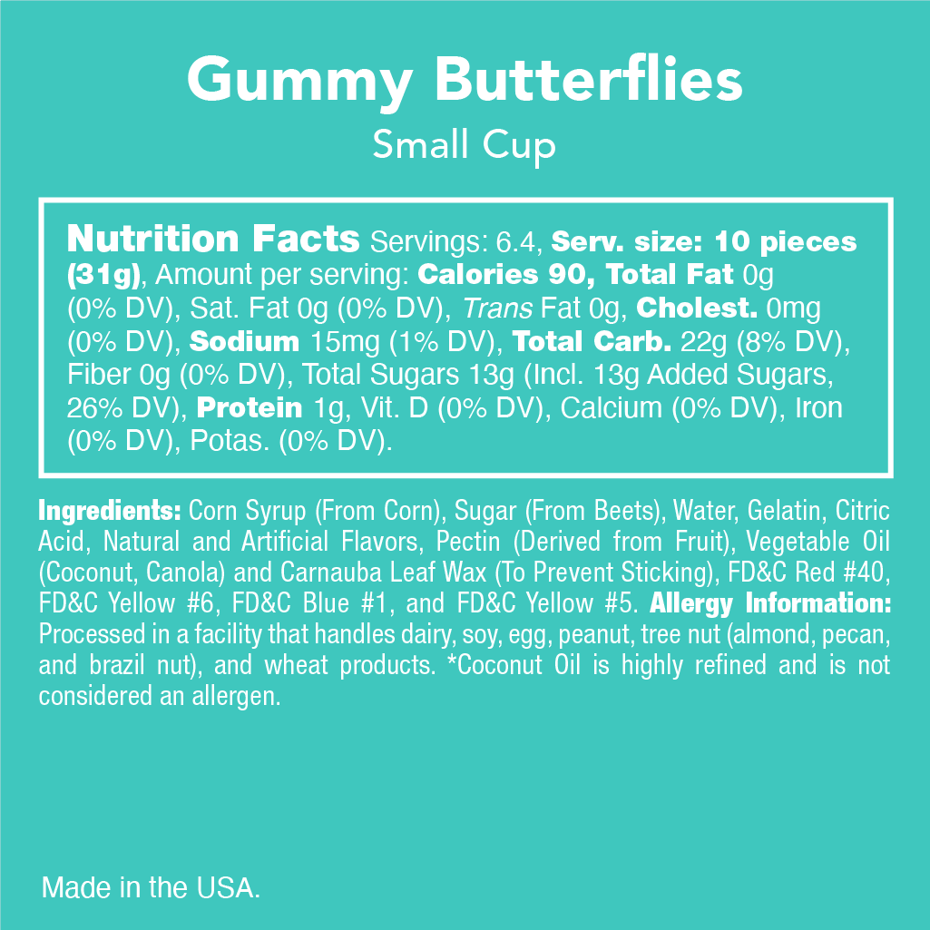 Candy Club Gummy Butterflies