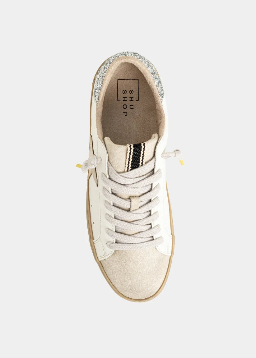Shu Shop Silver Grey Paula Sneaker