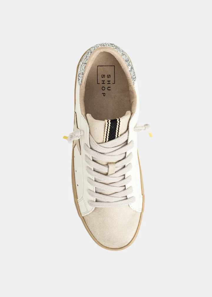 Shu Shop Silver Grey Paula Sneaker