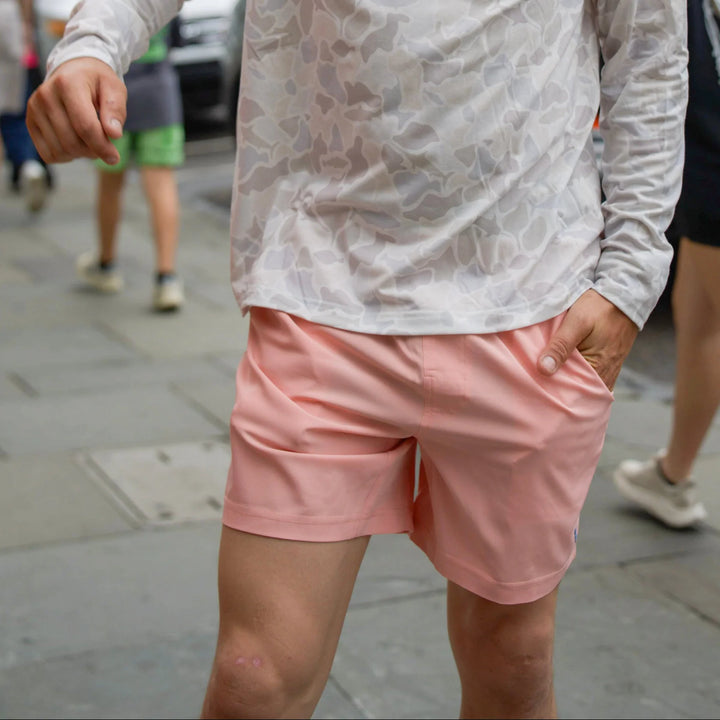 Local Boy Peach Volley Shorts