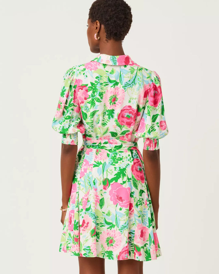 Lilly Pulitzer Larkyn Multi Poppy Party Shirtdress