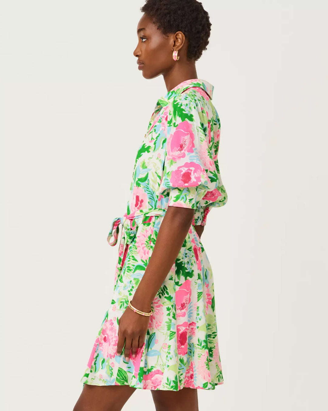 Lilly Pulitzer Larkyn Multi Poppy Party Shirtdress