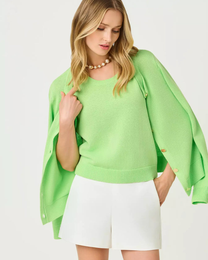 Lilly Pulitzer Amalia Pistachio Macaron Cardigan