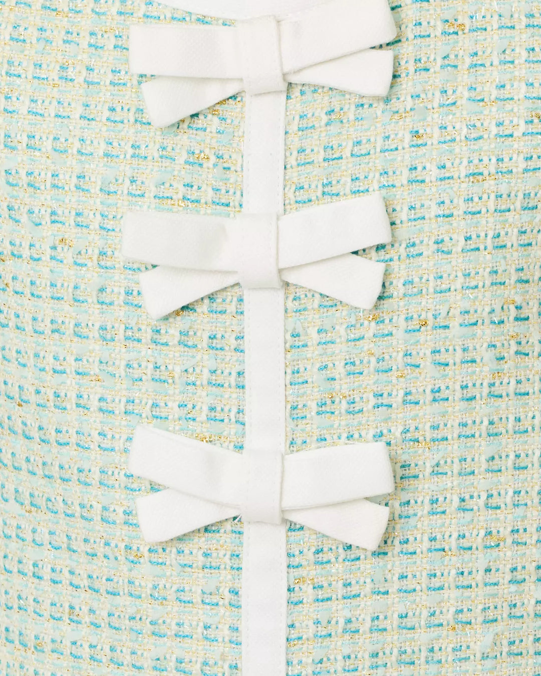 Lilly Pulitzer Girls Mini Aria Carpi Blue Fantasy Boucle Shift Dress