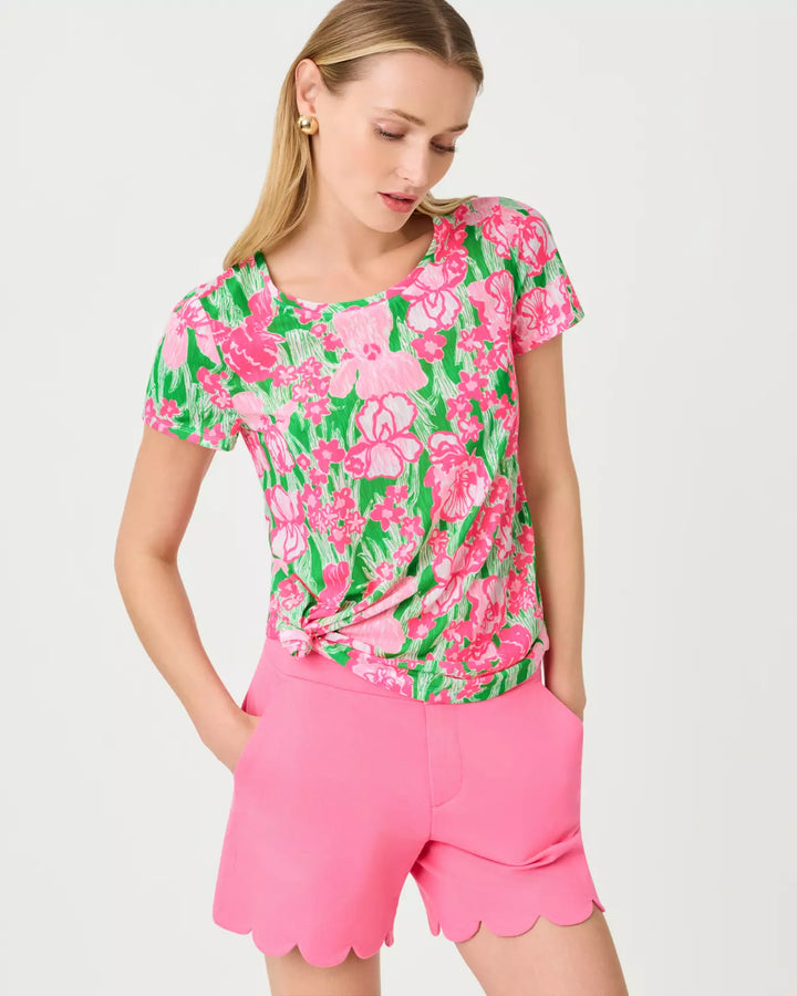 Lilly Pulitzer Putting Green Hannah Etta Scoop-Neck Top