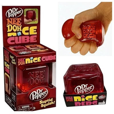 PRE-ORDER: Viral Red Dr. Pepper Nice Cube Squeeze Toy