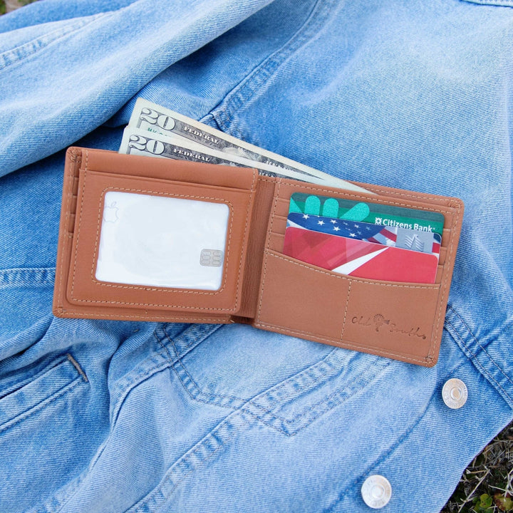 Old South Leather Bi-Fold Wallet
