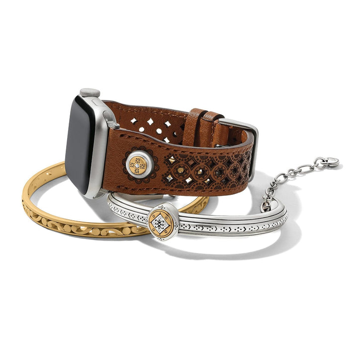 Brighton Mosaic Leather Watch Band