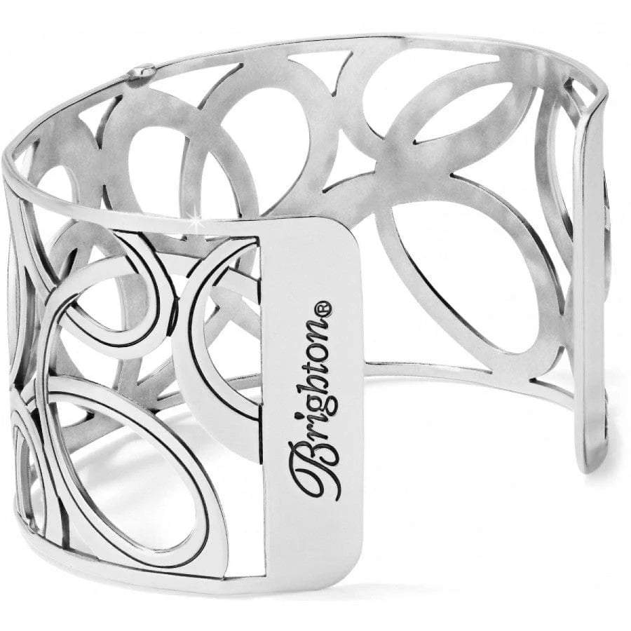 Brighton Silver Christo Vienna Wide Cuff Bracelet