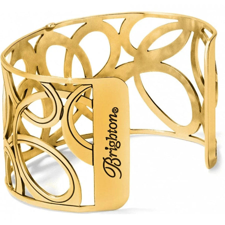 Brighton Gold Christo Vienna Wide Cuff Bracelet