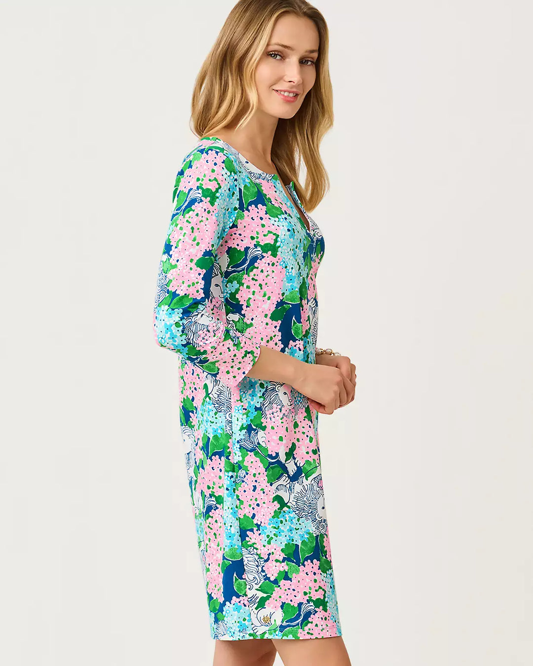 Lilly Pulitzer Starlight Navy Lydia the Lion UPF 50+ Nadine ChillyLilly Dress