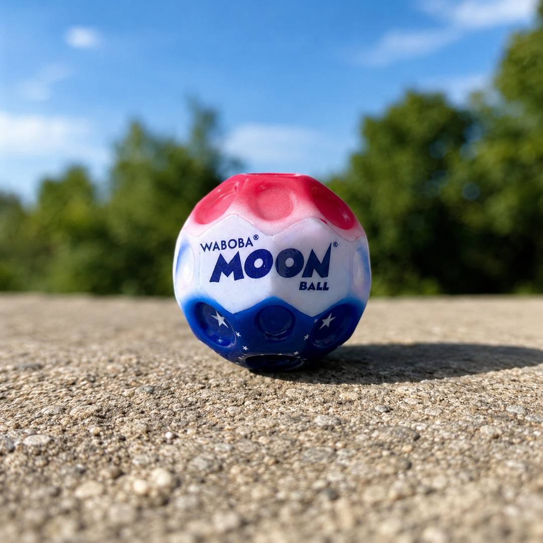 USA Stars and Stripes Moon Ball