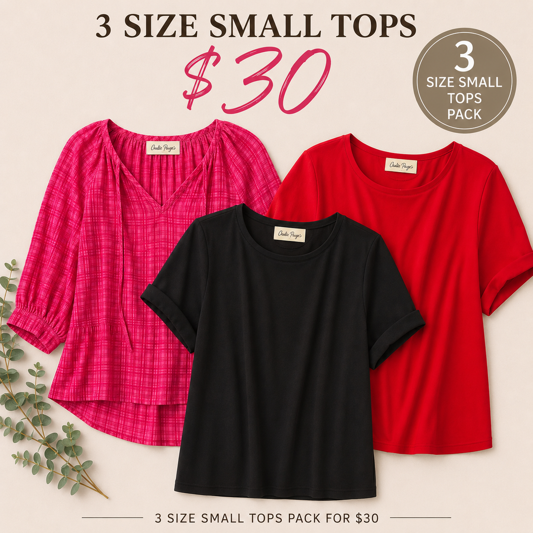 3 Size Small Charlie Paige Tops for $30