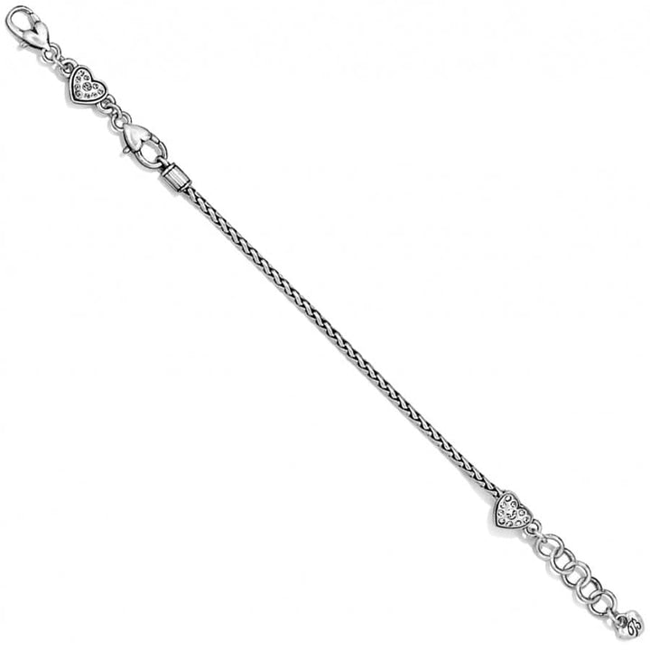 Heart Slide Charm Bracelet