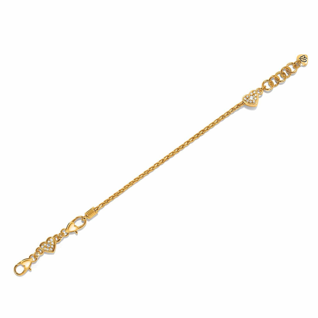 Heart Slide Charm Bracelet