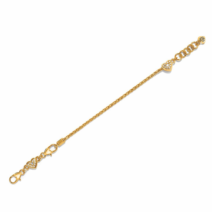 Heart Slide Charm Bracelet