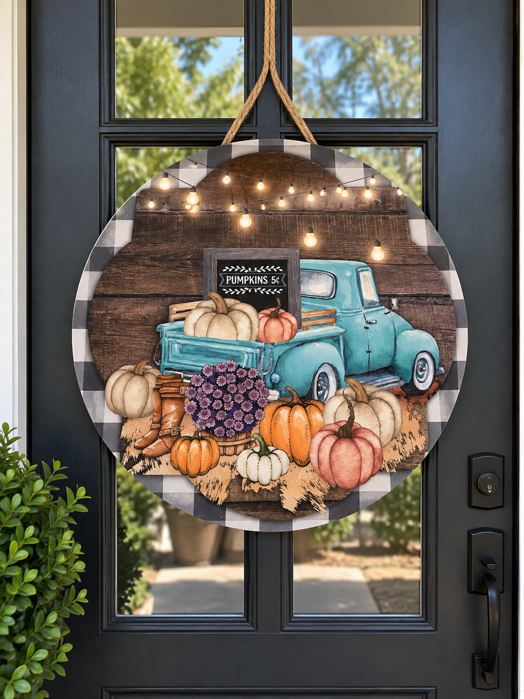 Pumpkin Patch Door Hanger