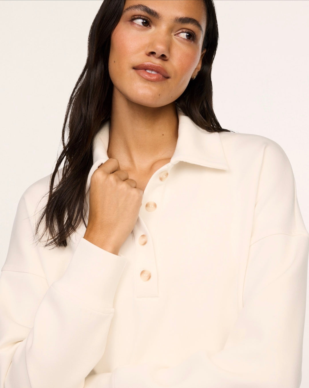 Spanx Ivory AirEssentials Rugby Shirt
