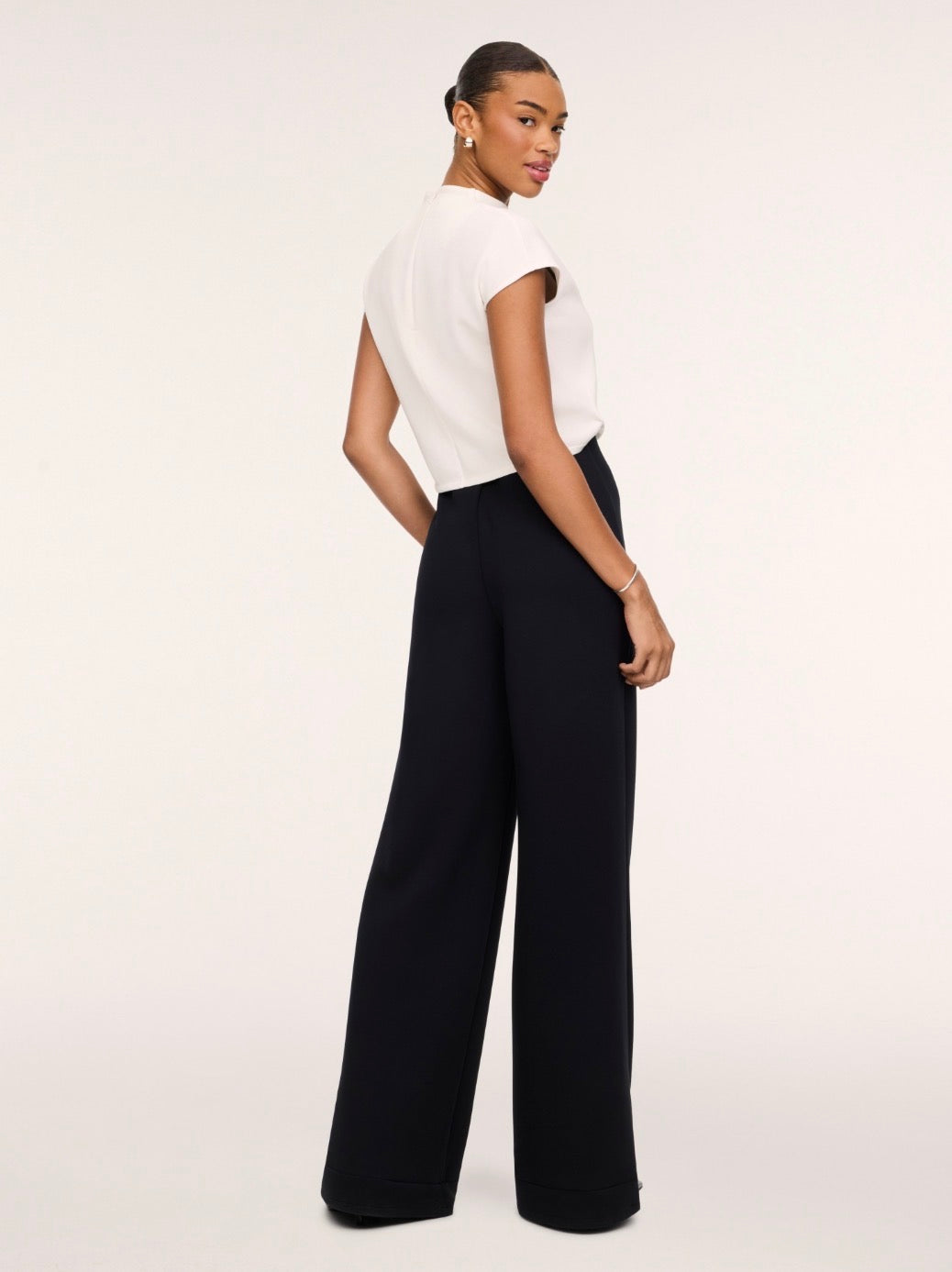 Spanx Airessentials Draped Cowl Neck Jumpsuit