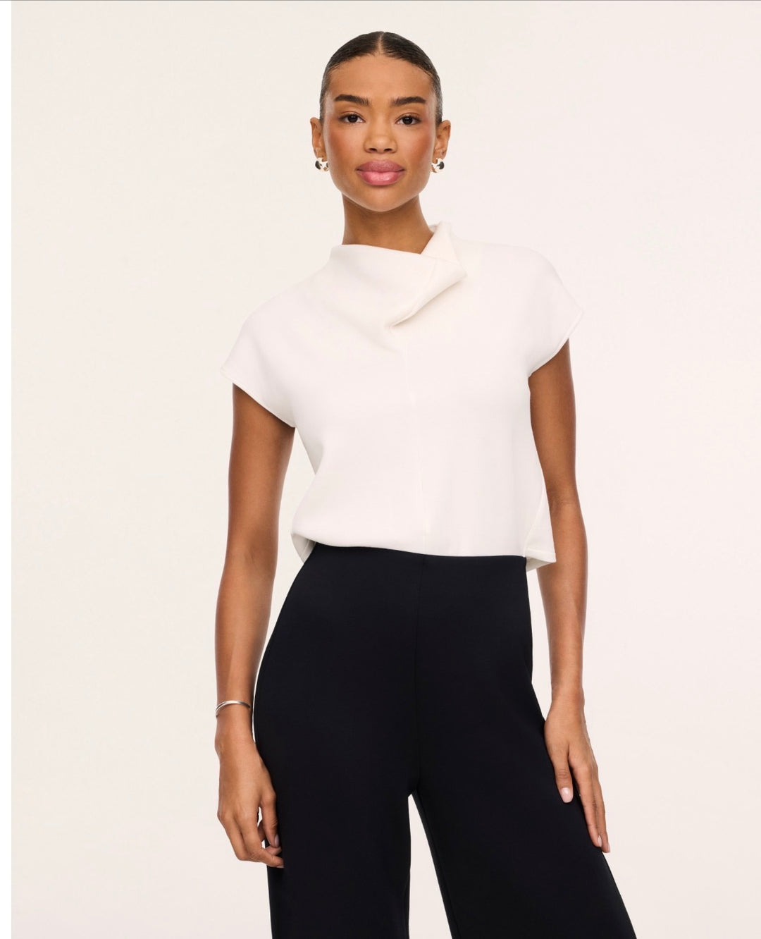 Spanx Airessentials Draped Cowl Neck Jumpsuit