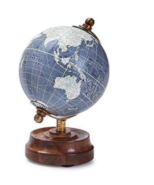 Two's Company Around The World Mini Globe