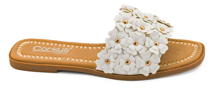 Corkys White Spring Fever Sandal