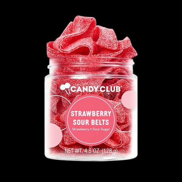 Candy Club Strawberry Sour Belts