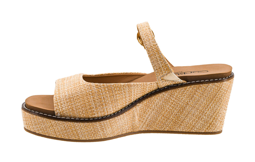 Corkys Raffia Treat Yourself Wedge