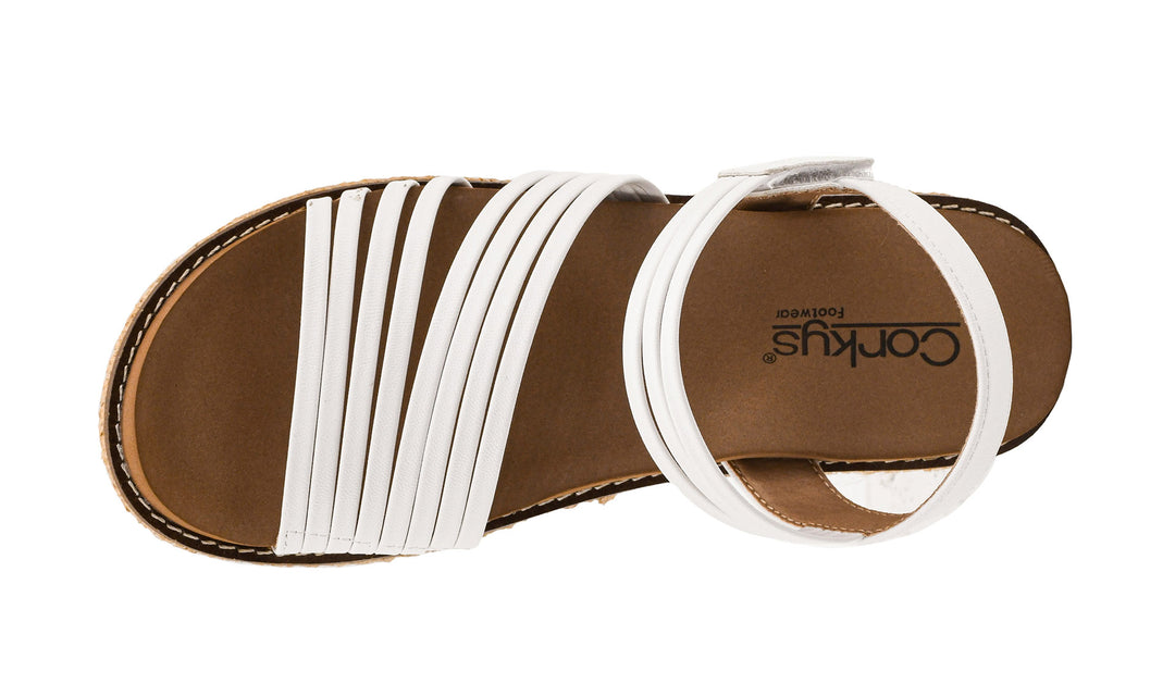 Corkys White What About Now Wedge