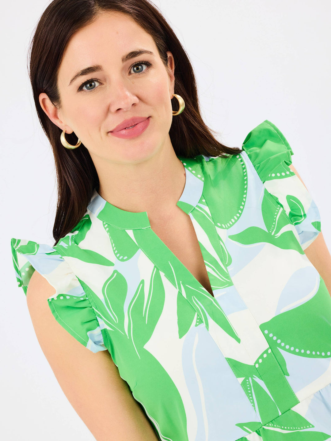 Mary Square Kari Dress | In The Shade Light Blue