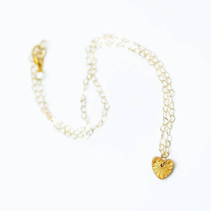 Hidden Truth Jewelry Gold Heart Chain with Tiny Heart