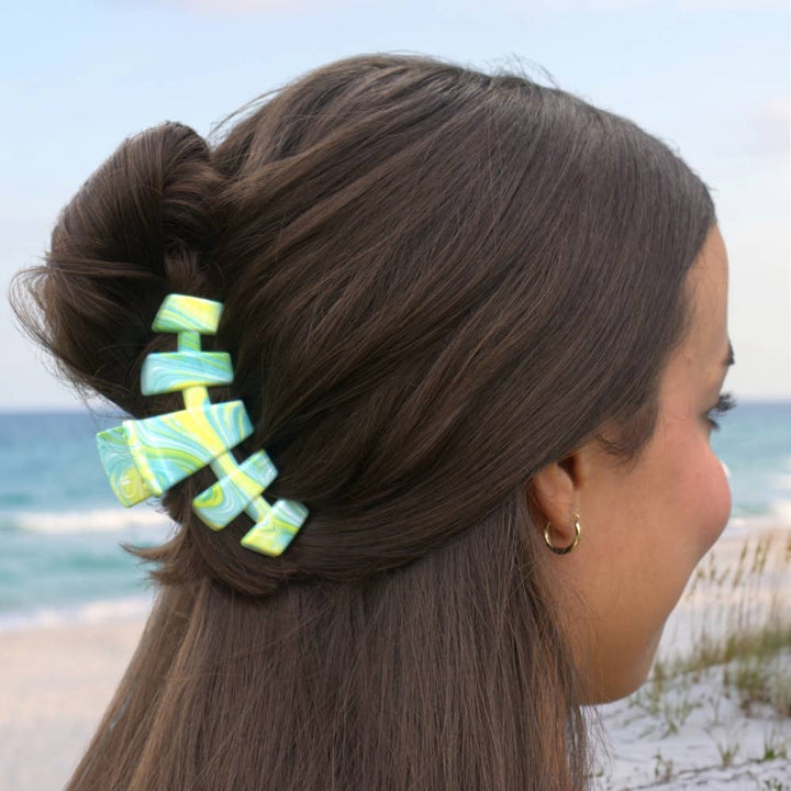 Teleties Classic | By the Sea Shore | Medium Hair Clip