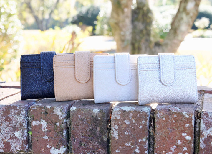 Caroline Hill Tate Card Holder Wallet- Black