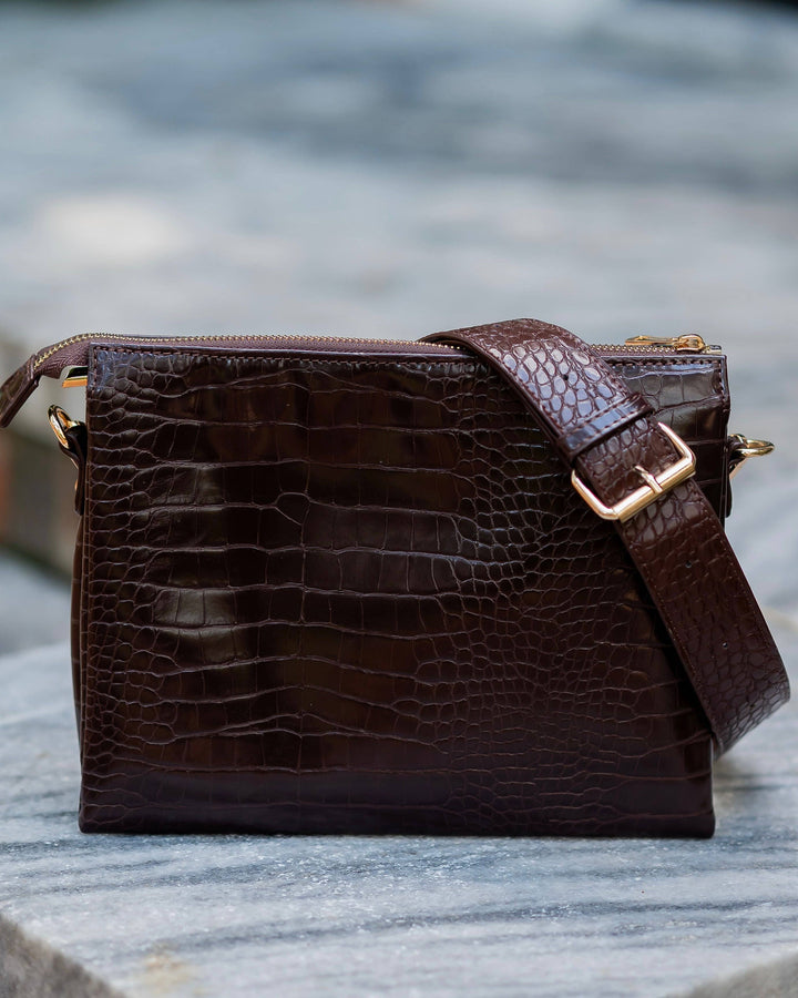 Ariana Crossbody Chocolate EC