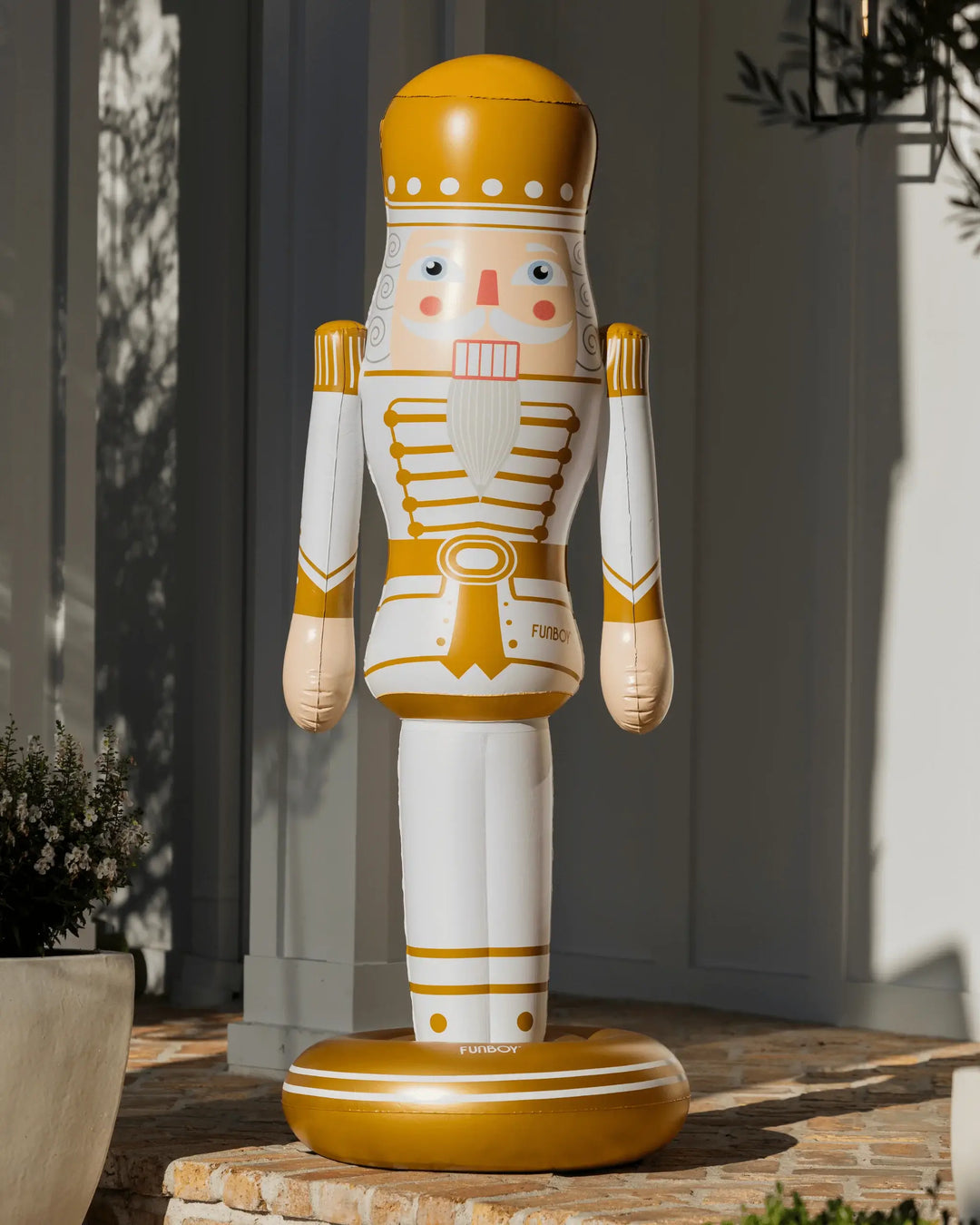 Gold Inflatable Nutcracker - 5 ft