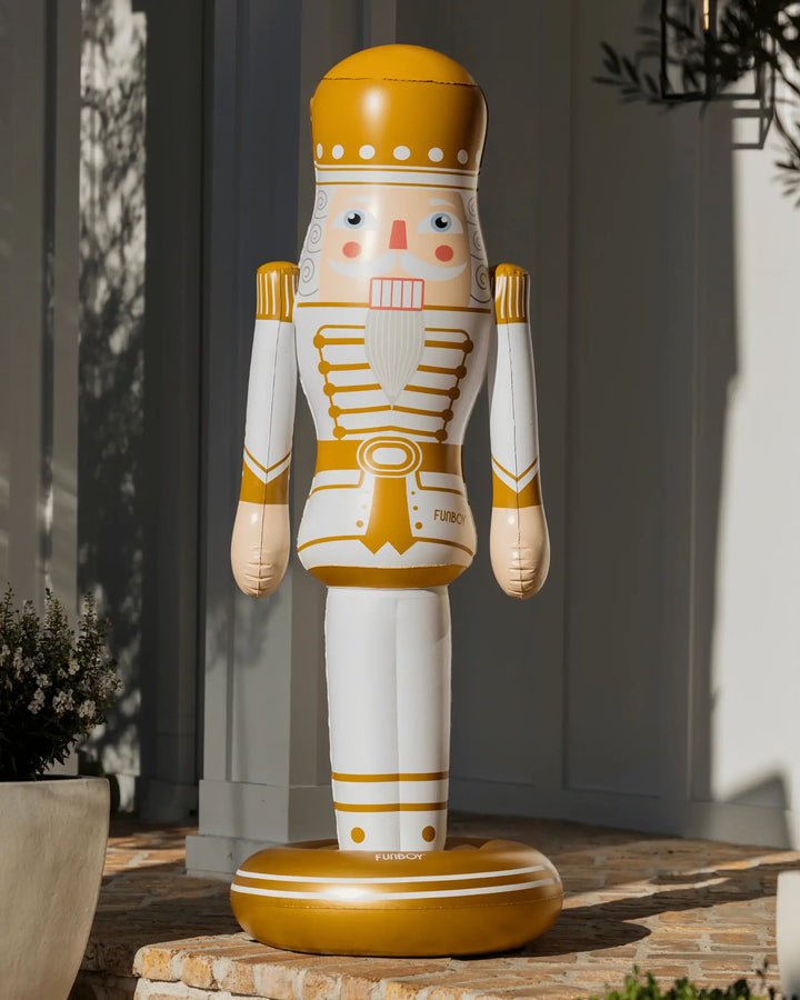 Gold Inflatable Nutcracker - 5 ft