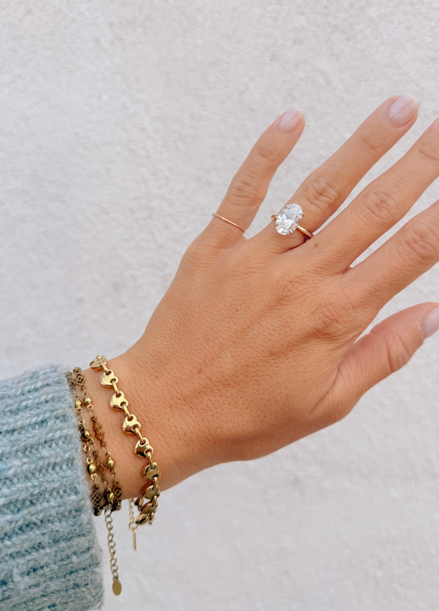 Hoo Hoops Heart of Gold Bracelet - Holiday Limited Edition