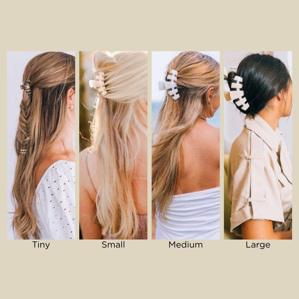 Teleties Classic Hair Clip | Large | Jet Black