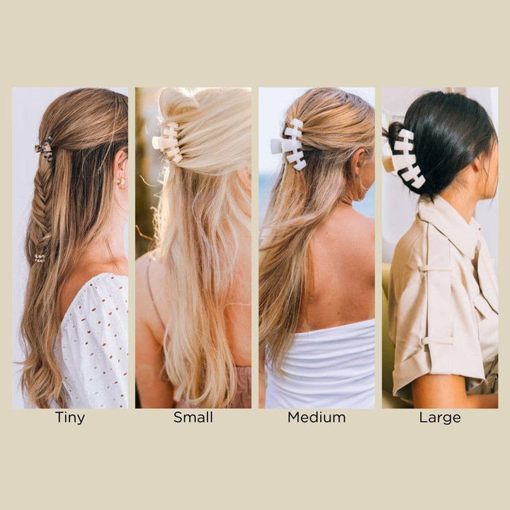 Teleties Classic Hair Clip | Large | Jet Black
