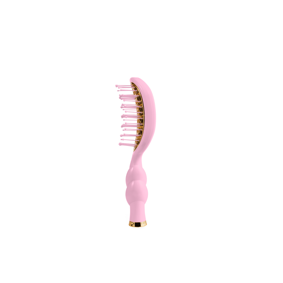 Teleties Mini Vent Brush | Bubblegum Pink