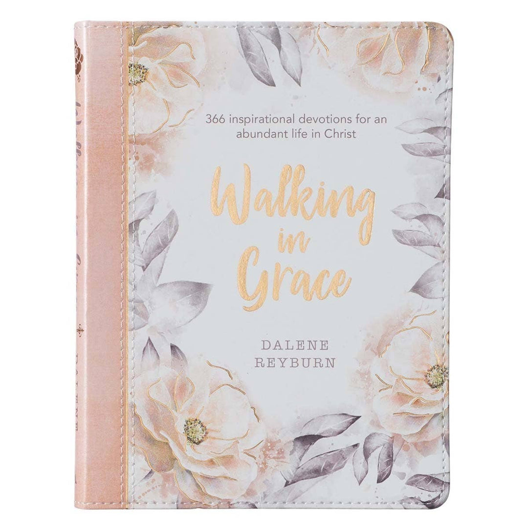 Walking In Grace Devotional Faux Leather