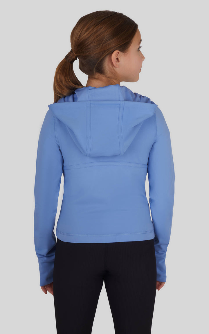Girls Everyday Full Zip Active Jacket with Hood